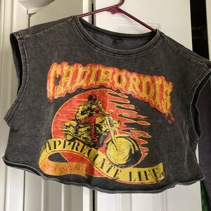 SHEIN Black and White Textured Top